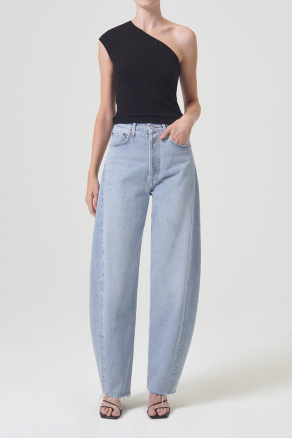 Luna High Rise Piece Tapered Jeans Void