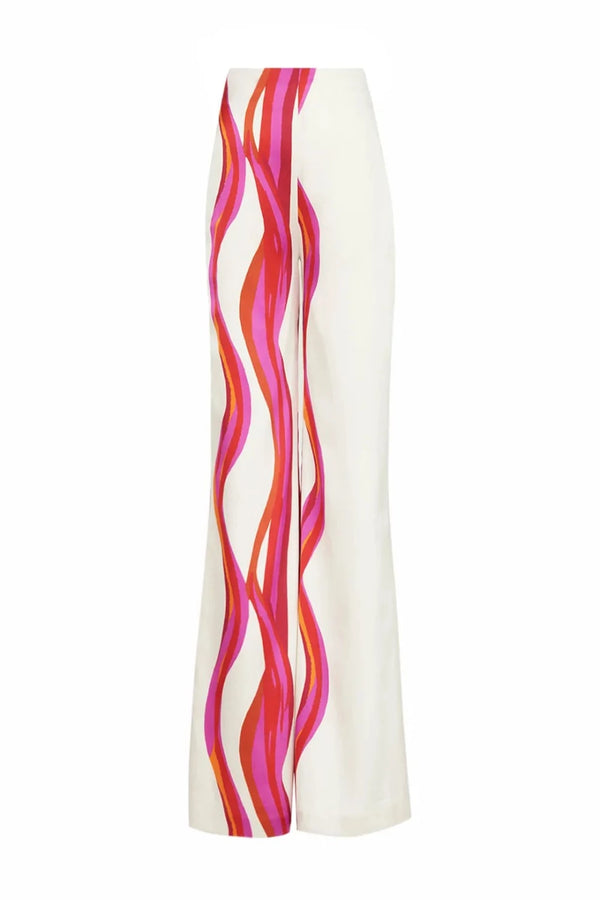 Andie Pant Fuchsia Abstract Waves (Final Sale)