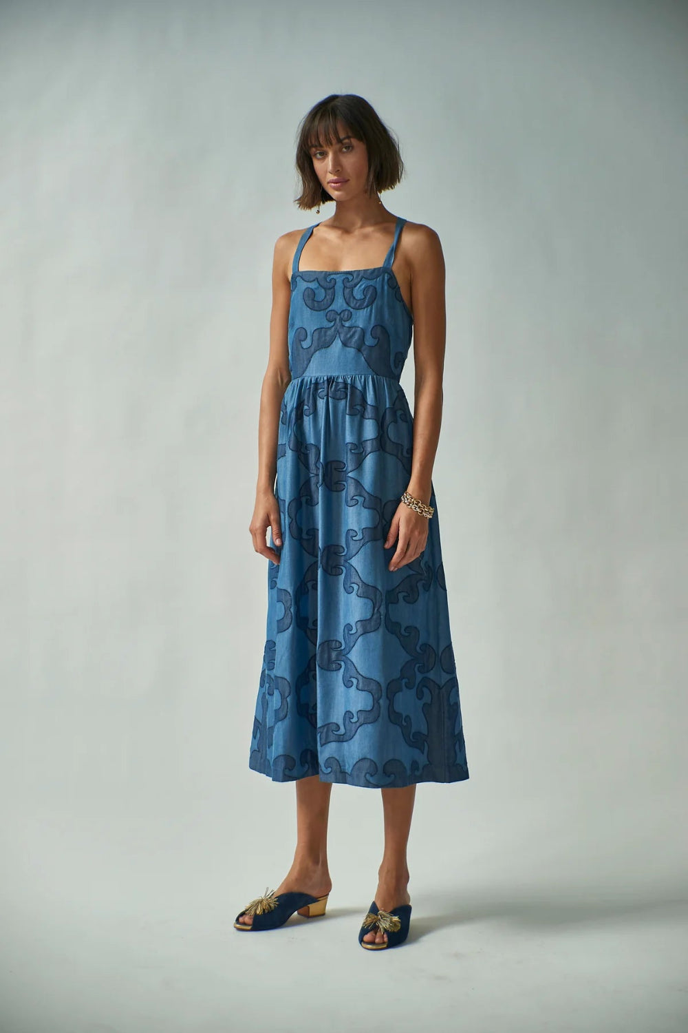 white christmas dresses Ada Tencel Denim Dress – This is Unfolded