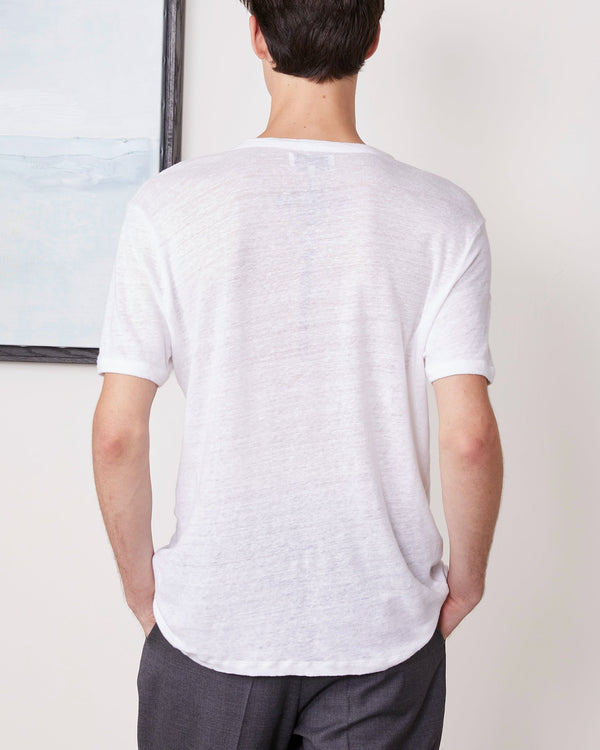 SS Tee Piece Dyed French Linen