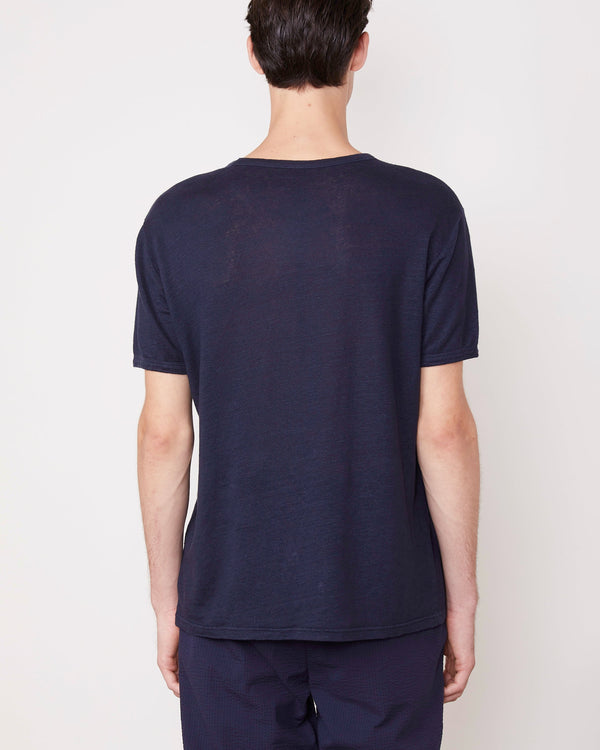 SS Tee Piece Dyed French Linen