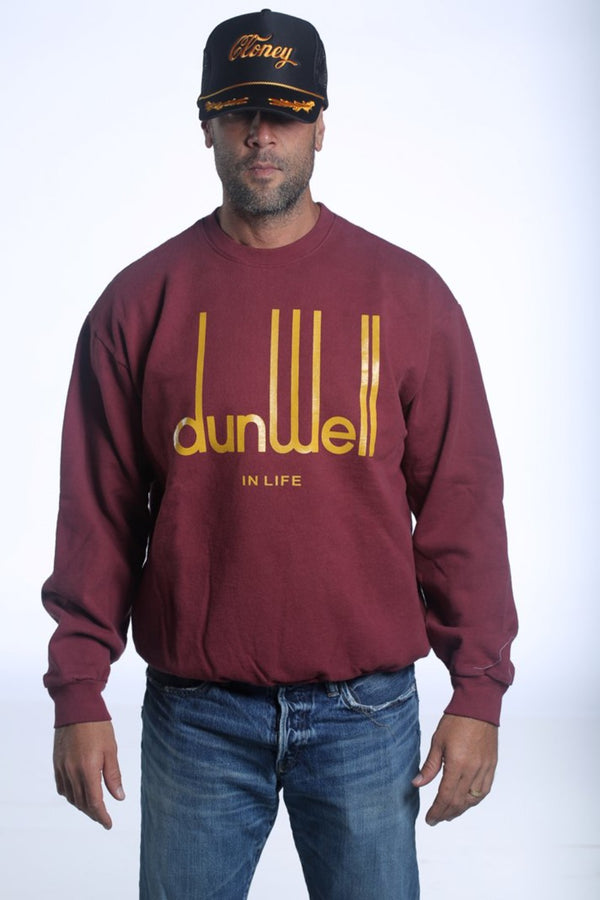 THE REAL CLONEY Dun Well in Life Crew Neck UNISEX SWEATS