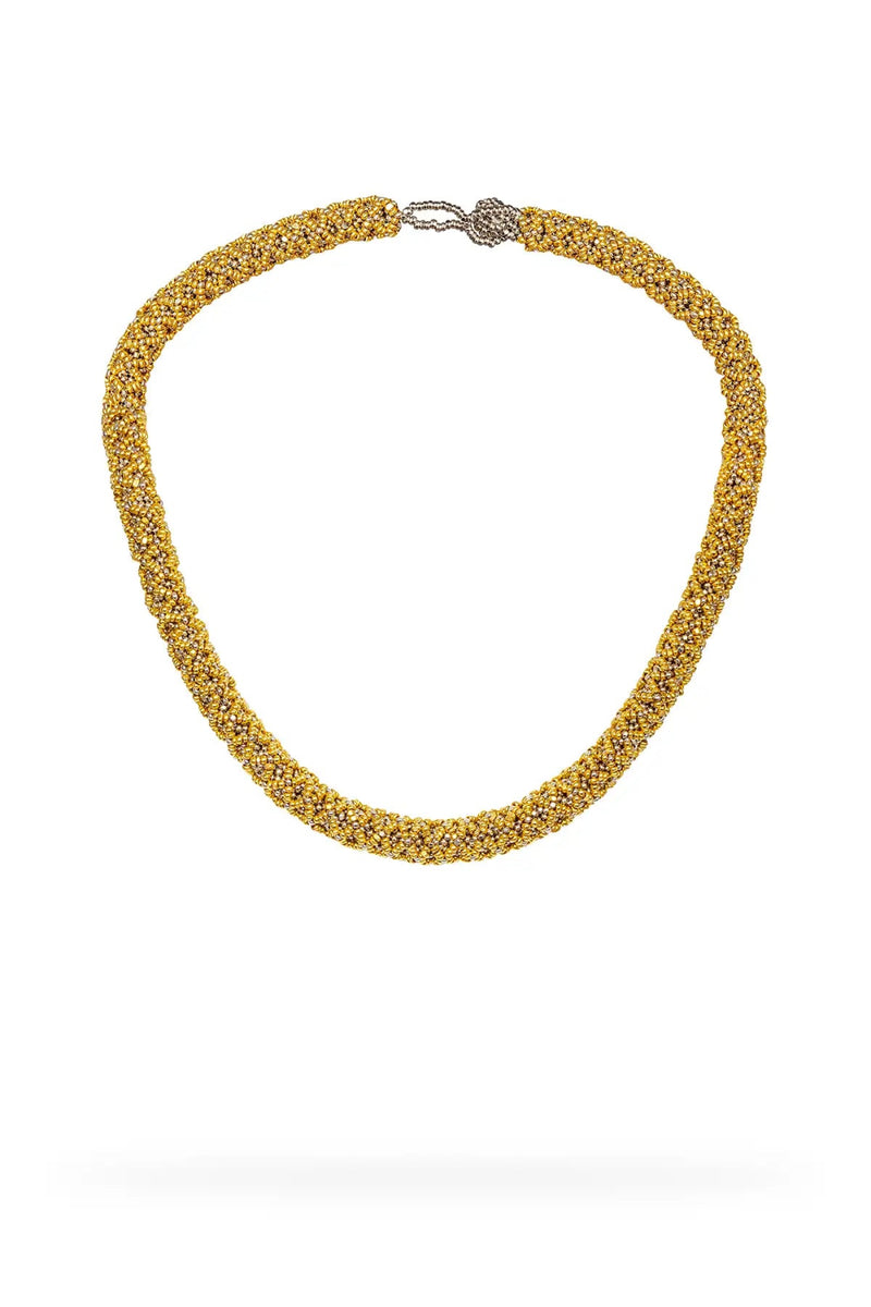 Open Woven Snake Necklace
