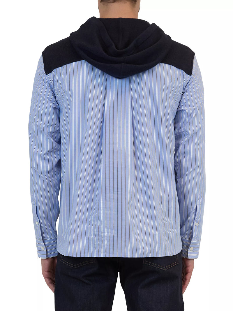Adonis Knit Woven Combo Hoodie
