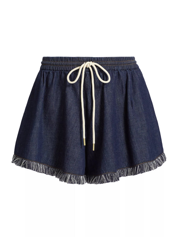 Rhiannon Fringe Denim Short