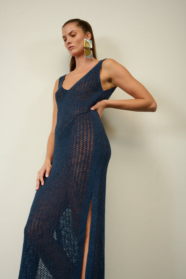 Calvi Dress Navy