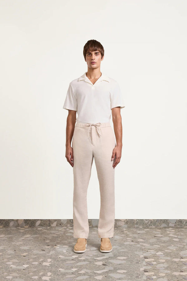Oscar Linen Chinos Sand