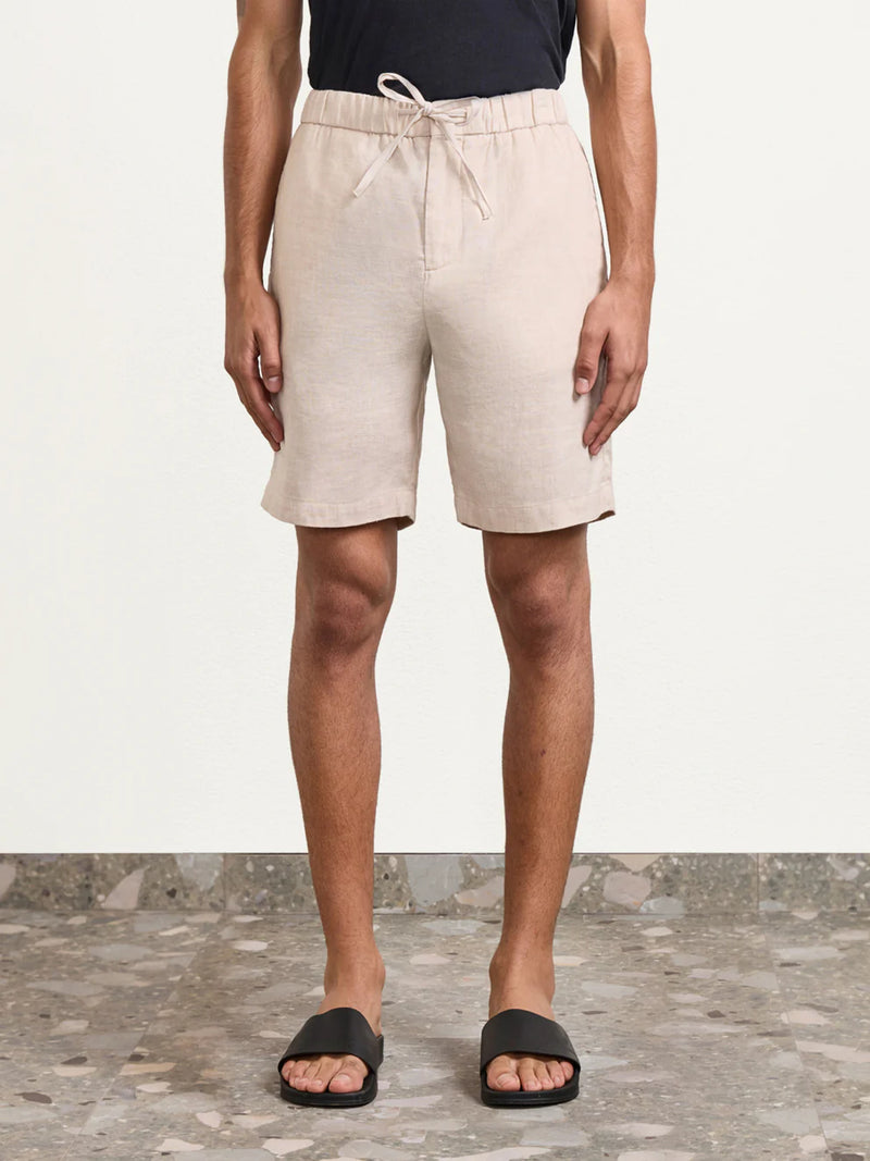Felipe Linen Shorts Sand