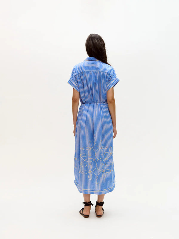 Valerie Kaftan Blue Stripes