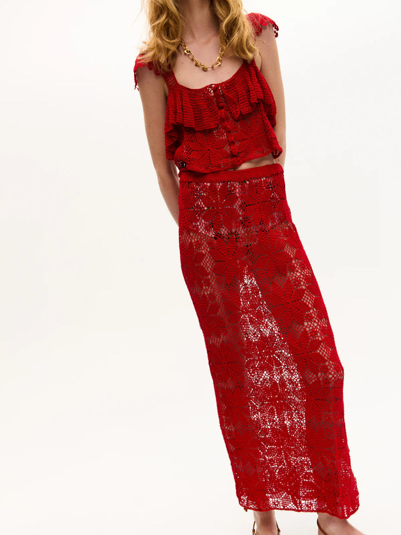 Lela Skirt Red
