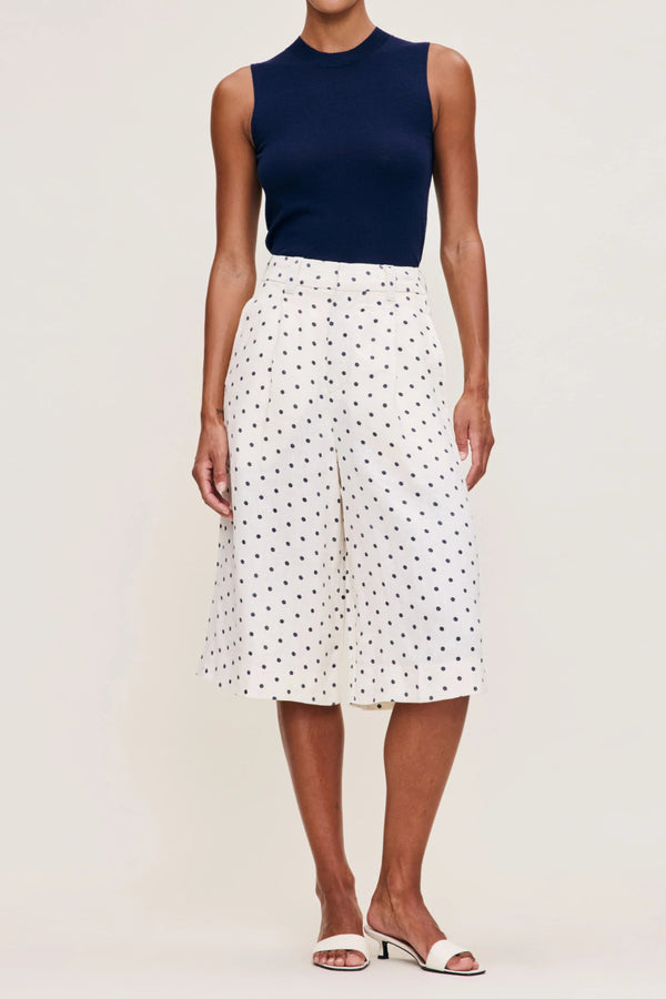Hepburn Short High Rise Pleated