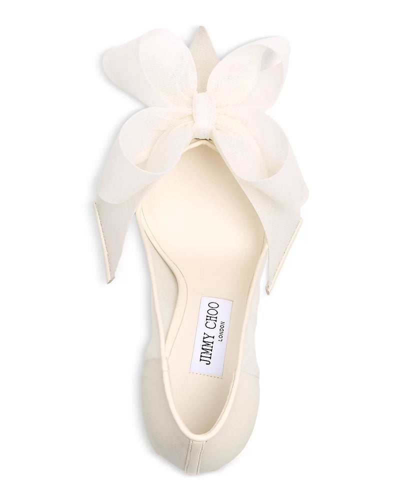 Staz 90 Mesh Pump with Bow Ivory
