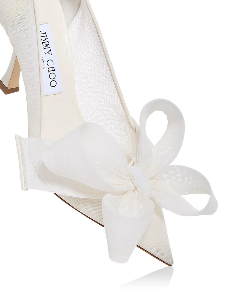 Staz 90 Mesh Pump with Bow Ivory
