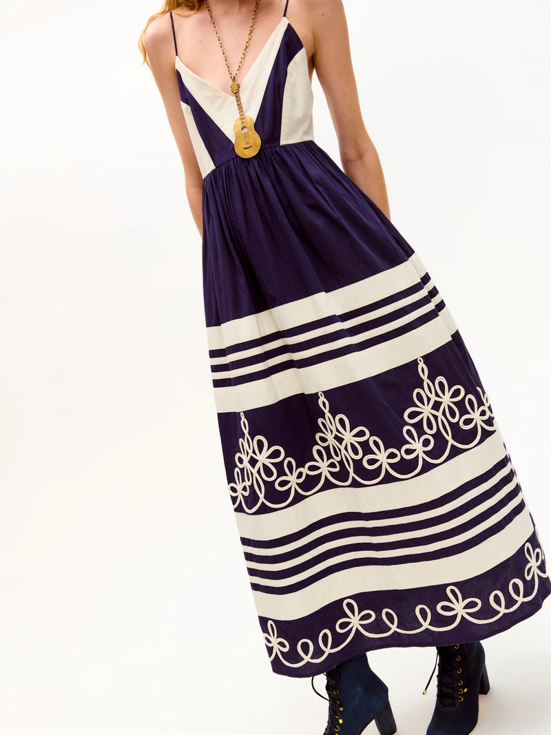 Amelia Dress Navy