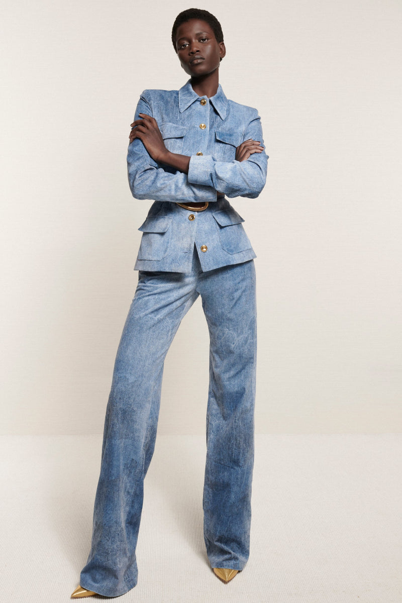 The Reid Straight Leg Trouser with Waistband