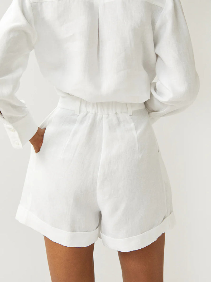 Clementina Shorts White