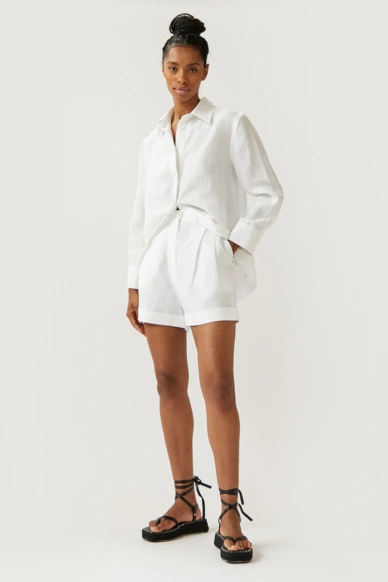 Clementina Shorts White