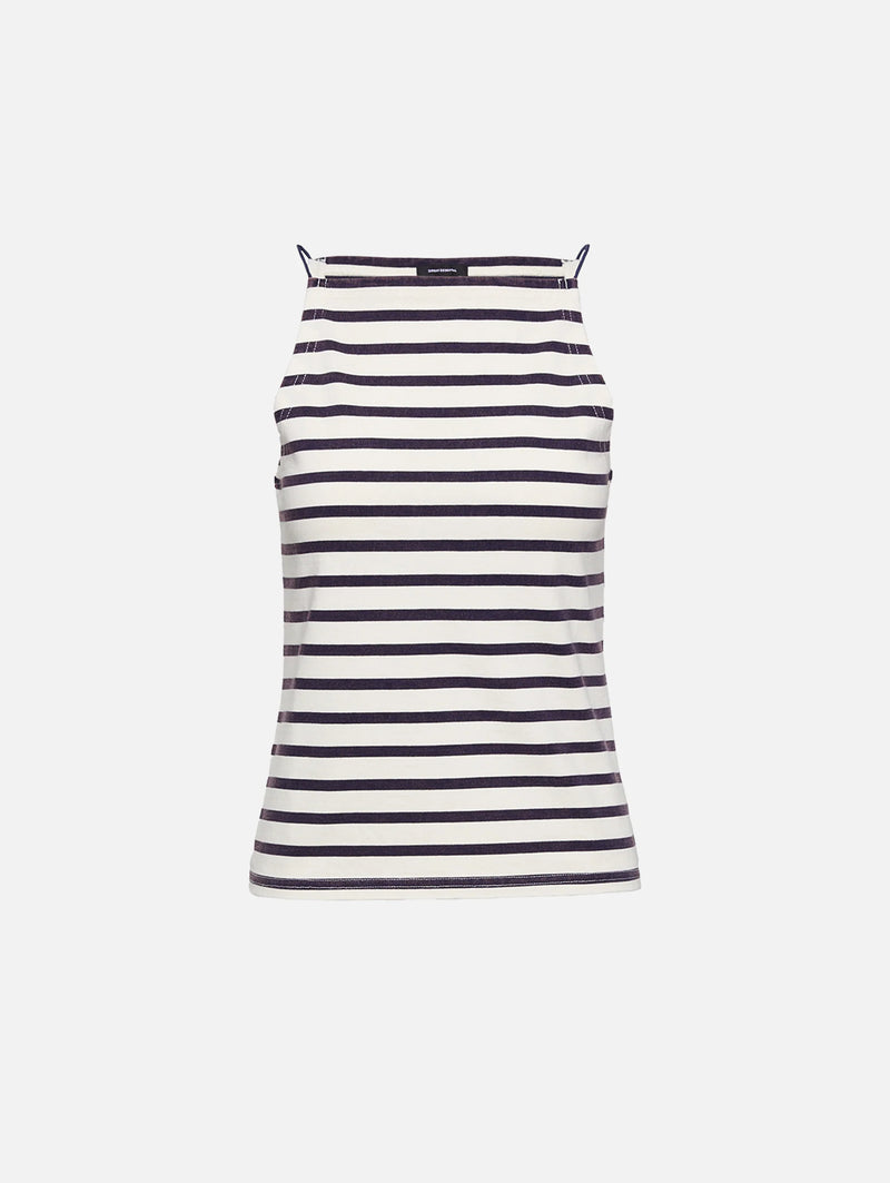 Halter Stripe Tee