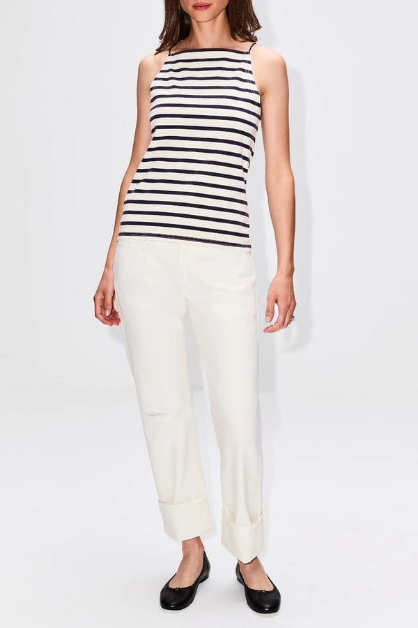 Halter Stripe Tee