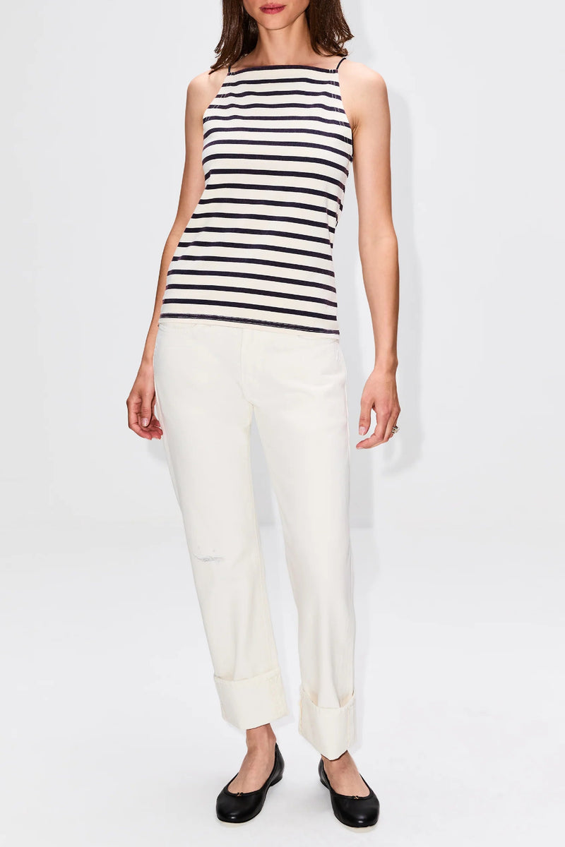 Halter Stripe Tee