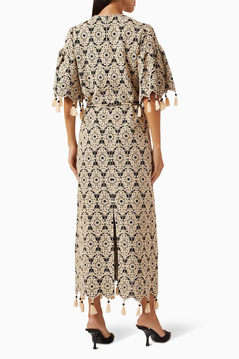 Rhiannon Tassel Midi Dress