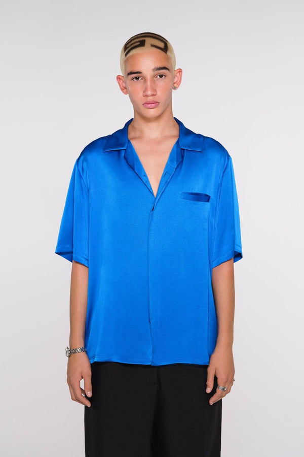 Core Short Sleeve Shirt Blue