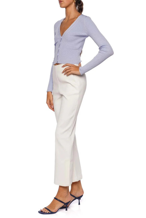 Evie Cropped Pant Ivory