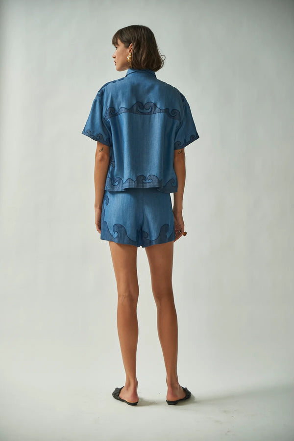 Pina Shirt Tencel Denim