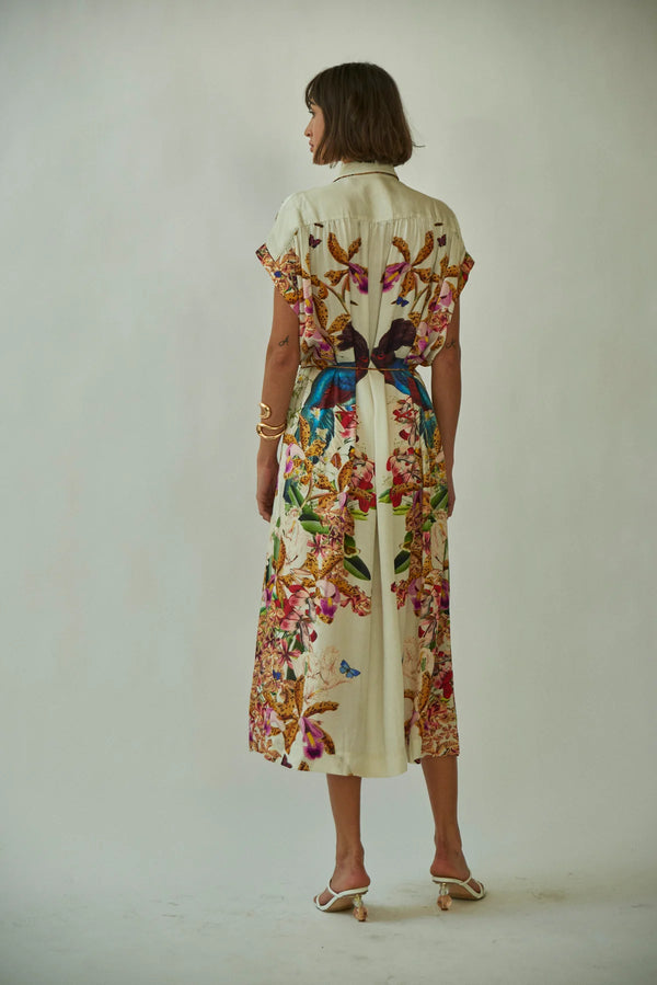 Valerie Kaftan Divine Birds White