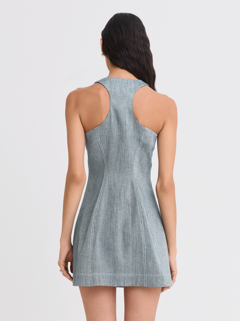 Vest Mini Dress Denim 2 / Denim