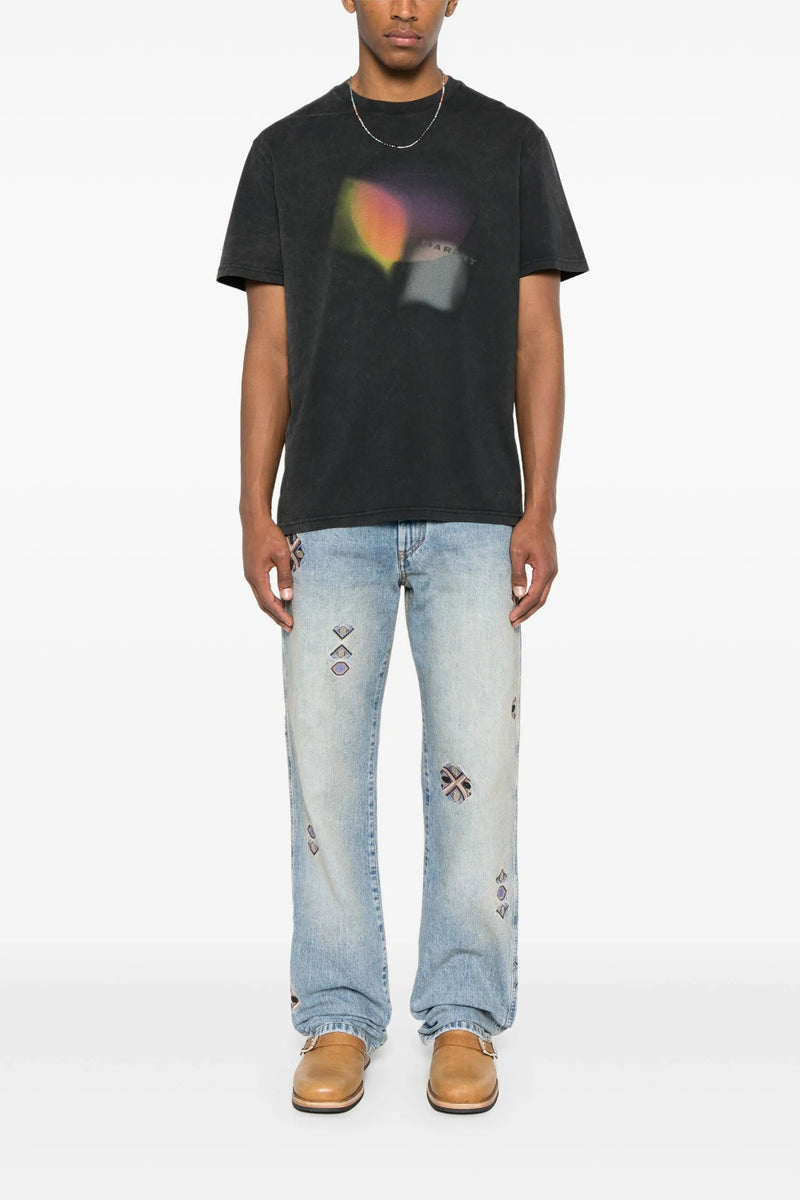 Hugo Tee Shirt Faded Black