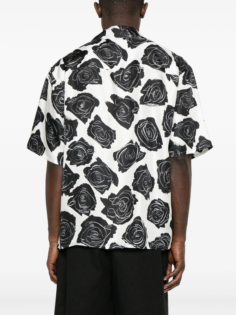 Luna Silk Twill Shirt Lily White