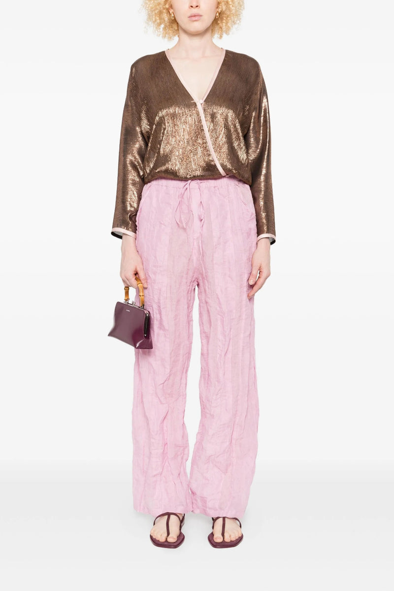 Froisse lame kimono Shirt