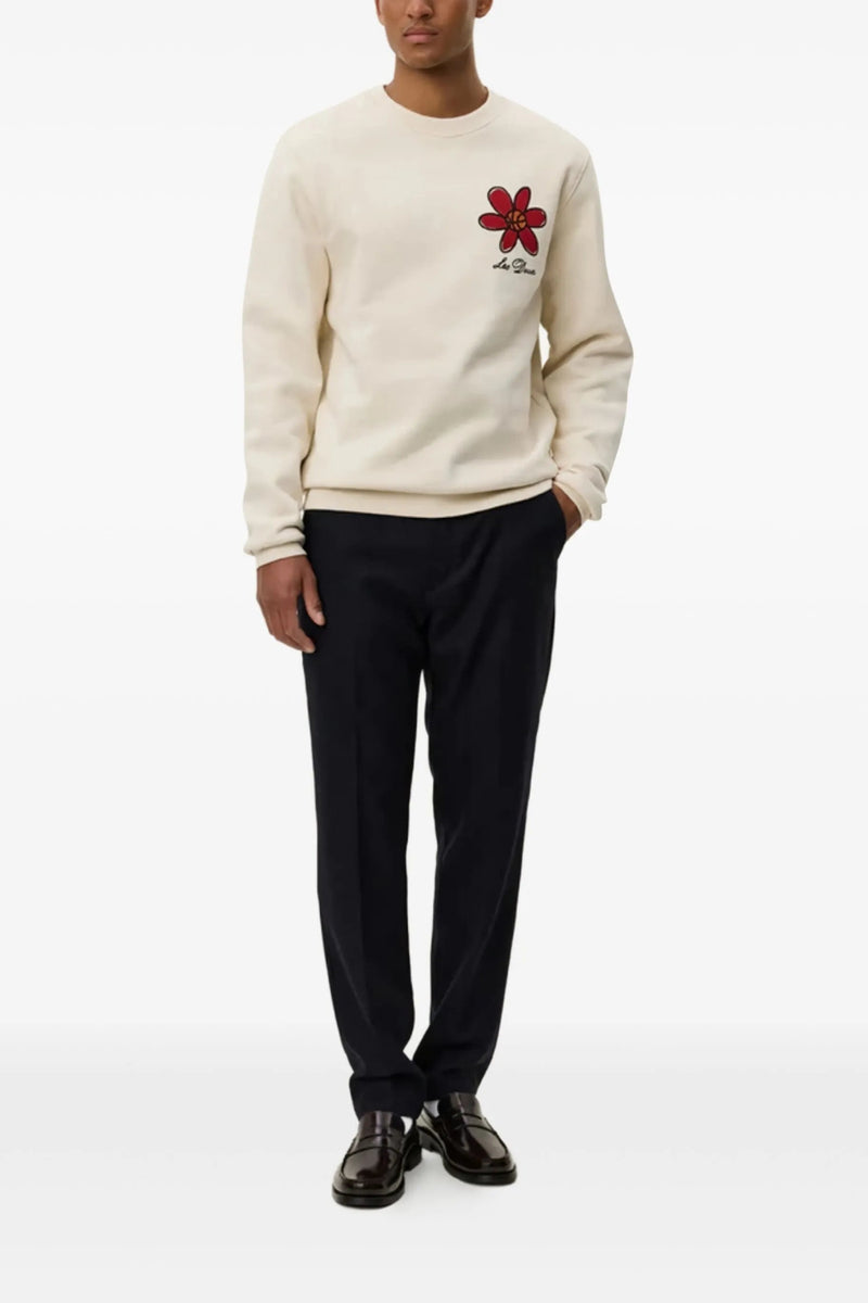 Flower Basket Sweatshirt Ivory