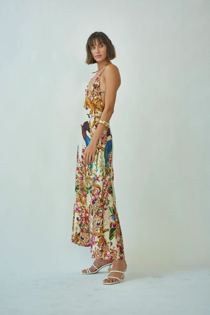 Star Dress Divine Birds White
