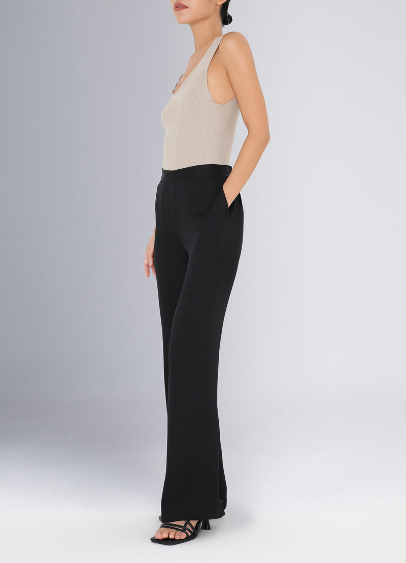 Knit Silk Tank Top Gold