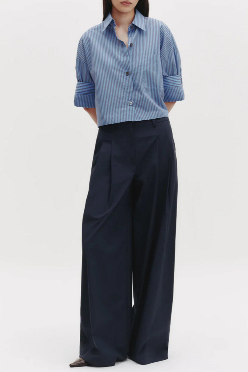 Next Ex Shirt Blue/ Wine