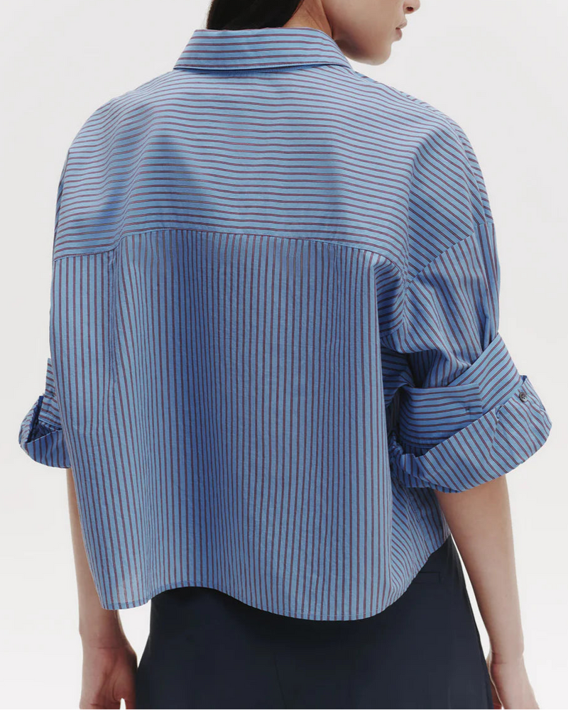 Next Ex Shirt Blue/ Wine