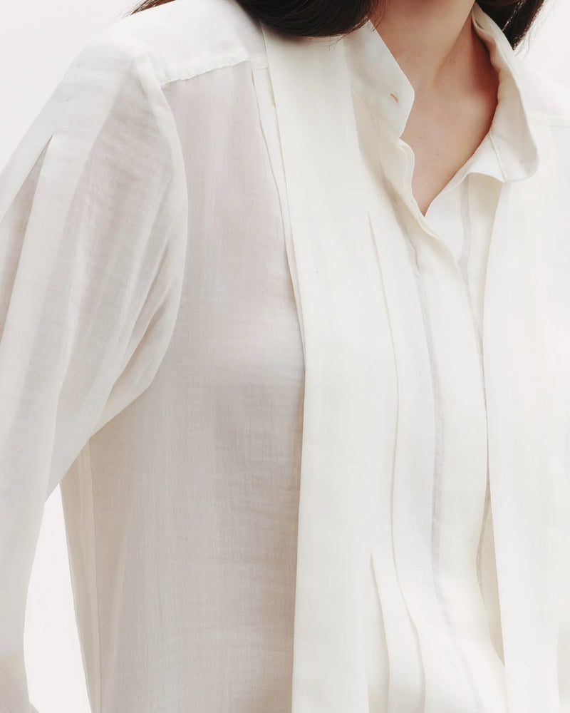 Patti with Pleats and Tie Top