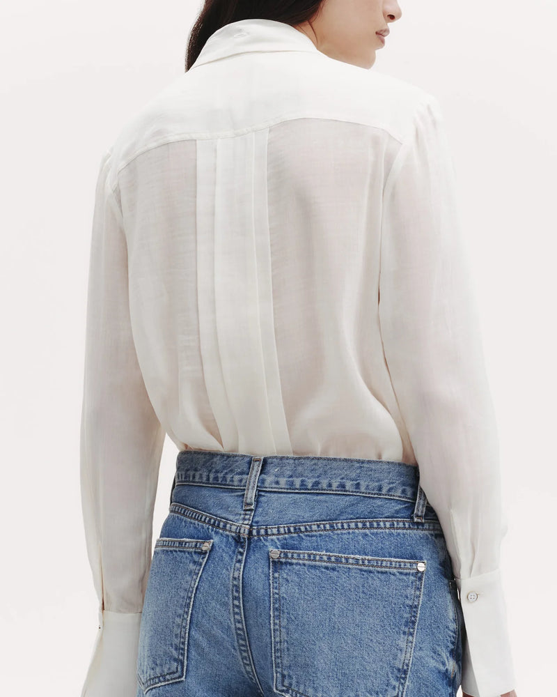 Patti with Pleats and Tie Top