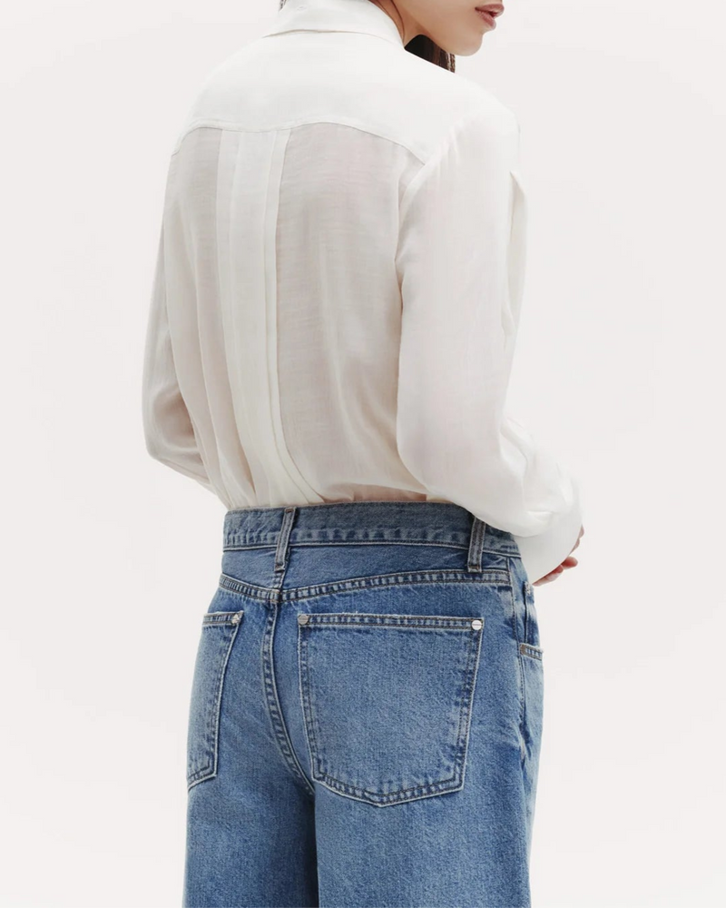 Patti with Pleats and Tie Top