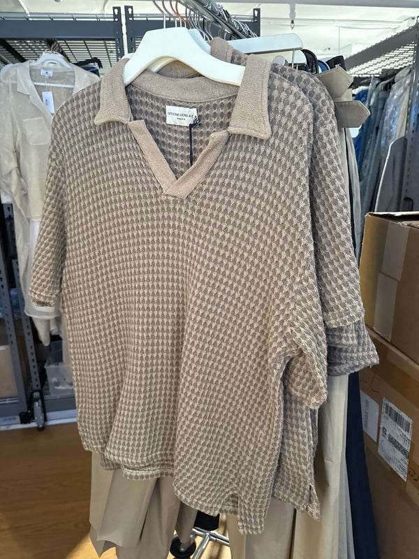 Pele Polo Taupe-Dry Brown