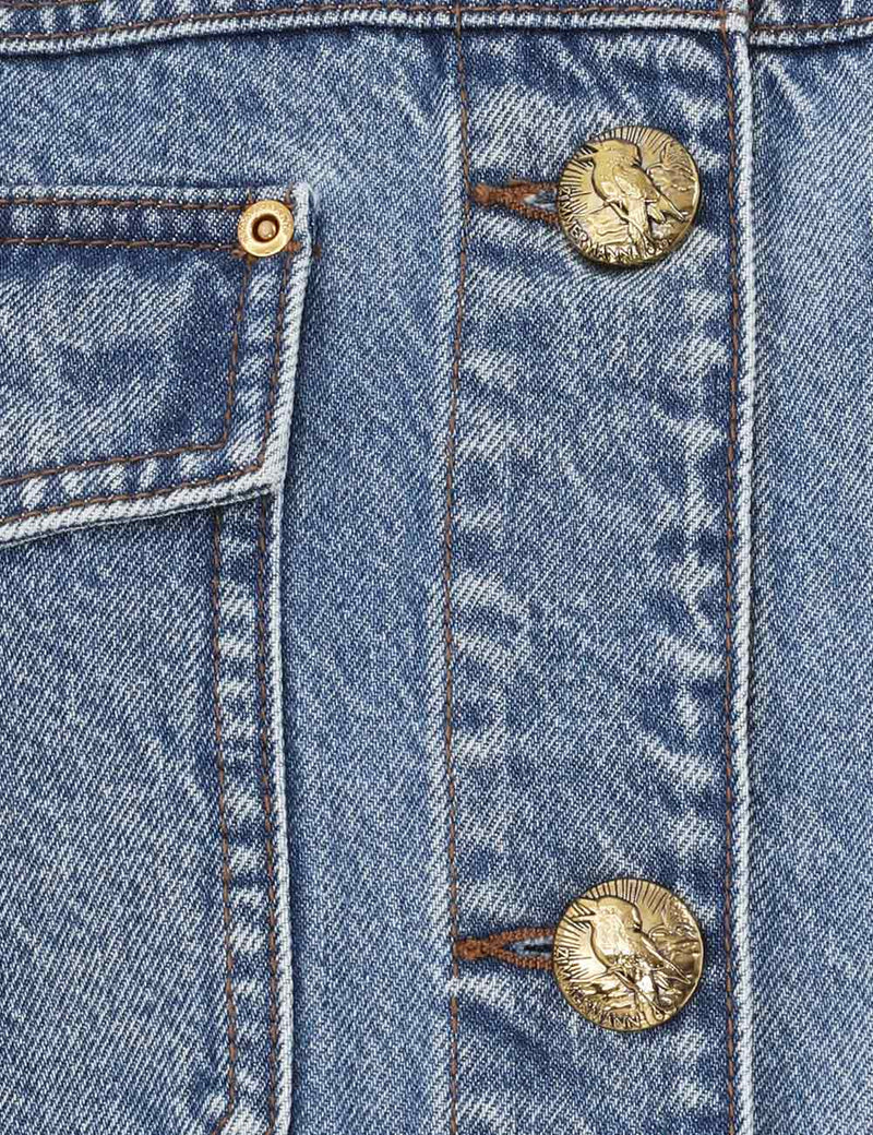 Denim Cropped Jacket