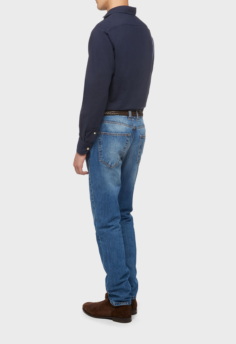 Navy Blue Shirt 619 SB5861 0785