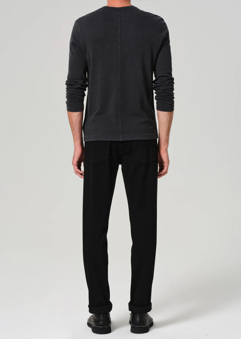 London Tapered Slim Cashmere Denim in Starless