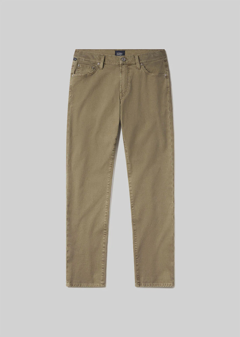 Gage Jeans in Italian Canvas Dark Khaki