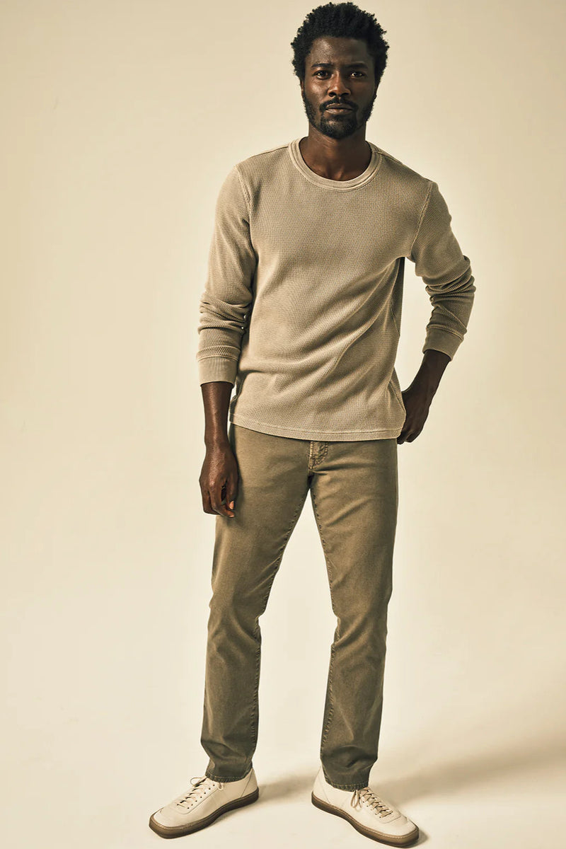 Gage Jeans in Italian Canvas Dark Khaki