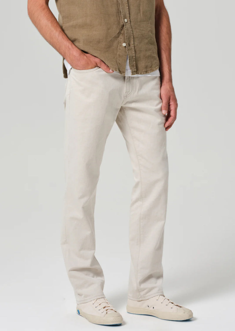 Elijah Relaxed Straight Linen Jeans