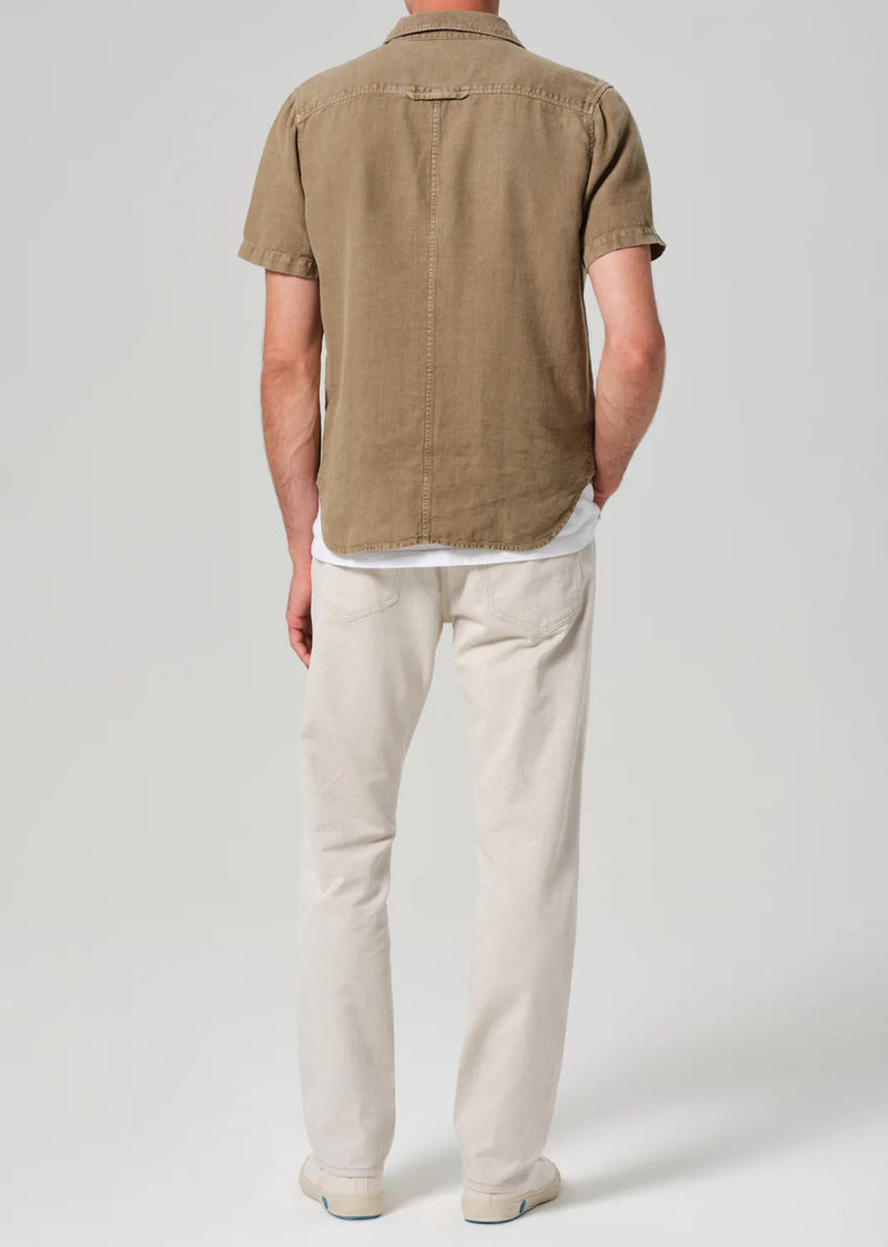 Elijah Relaxed Straight Linen Jeans