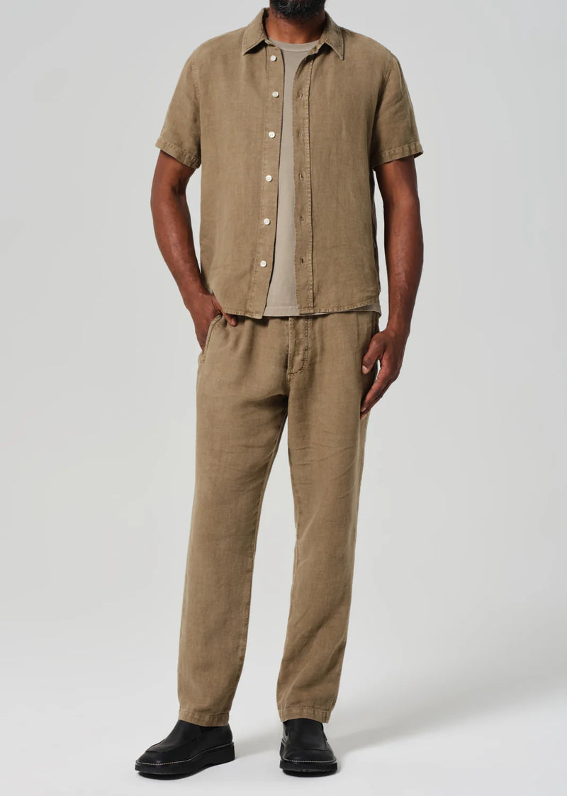 Drawstring Deck Pant Dark Khaki